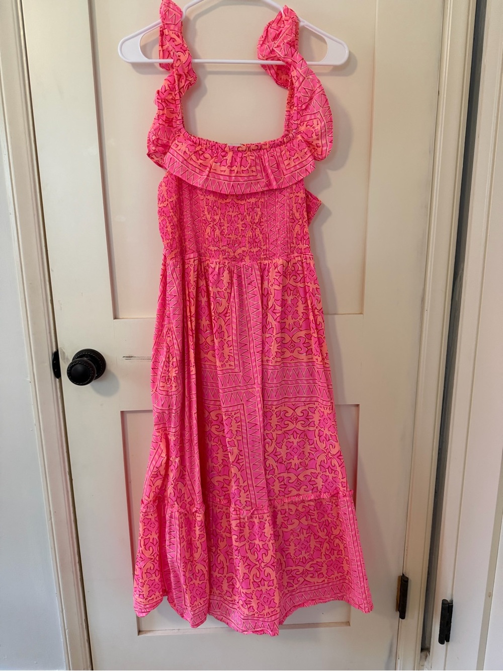 Vineyard Vines Ruffled Smocked Summer Dress